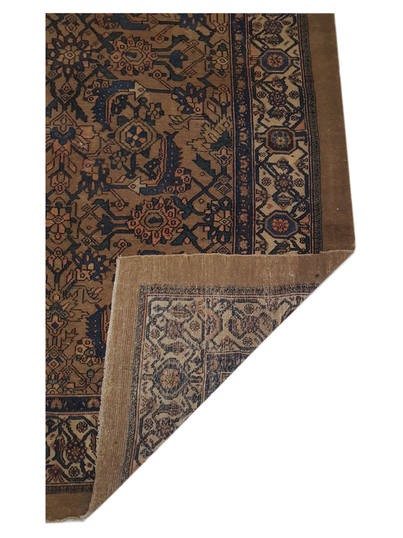 Fasa Antique Serab - Camel Hair 26602 Brown Ivory Traditional Antique Rug