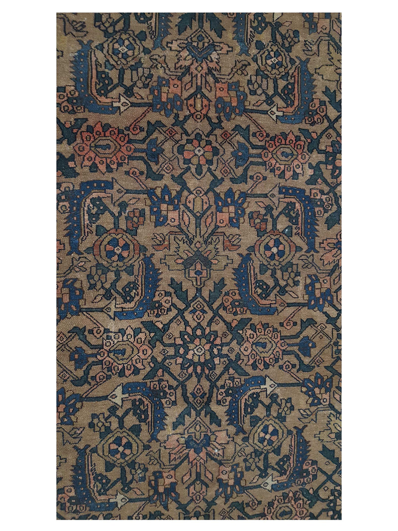Fasa Antique Serab - Camel Hair 26602 Brown Ivory Traditional Antique Rug
