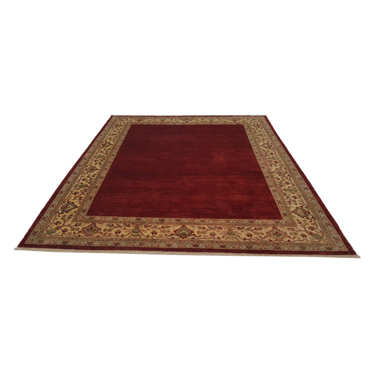 Pacific Ziegler 26678 Red Gold Transitional Hand Knotted Rug