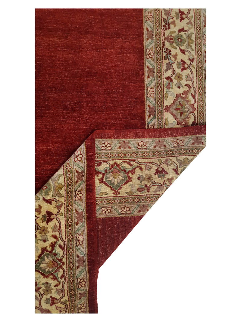Pacific Ziegler 26678 Red Gold Transitional Hand Knotted Rug