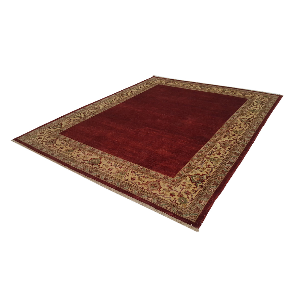 Pacific Ziegler 26678 Red Gold Transitional Hand Knotted Rug