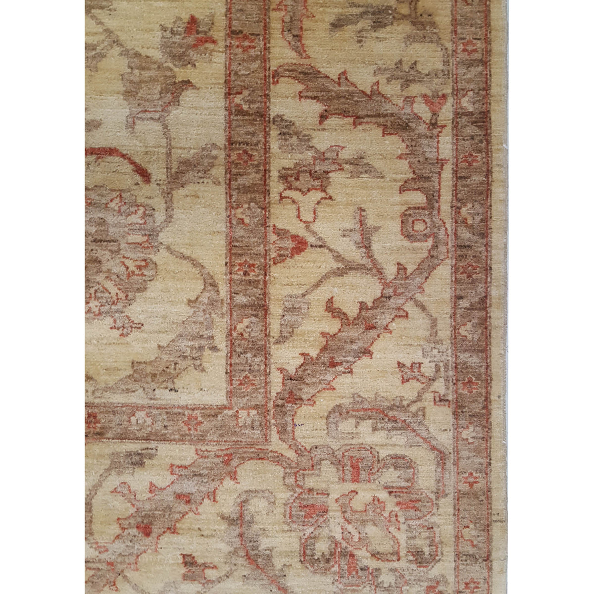 Pacific Ziegler 26680 Beige Rust Transitional Hand Knotted Rug