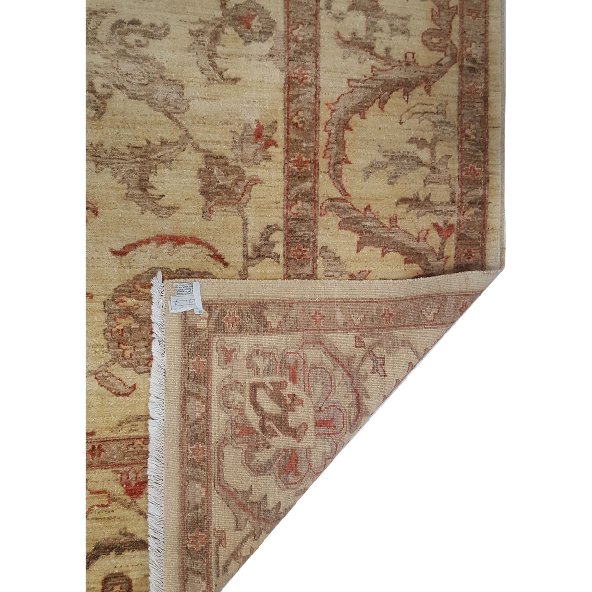 Pacific Ziegler 26680 Beige Rust Transitional Hand Knotted Rug
