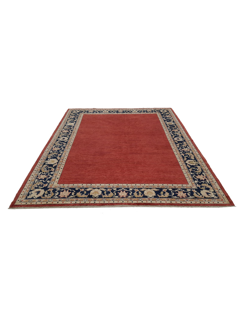 Pacific Ziegler 26694 Red Navy Transitional Hand Knotted Rug