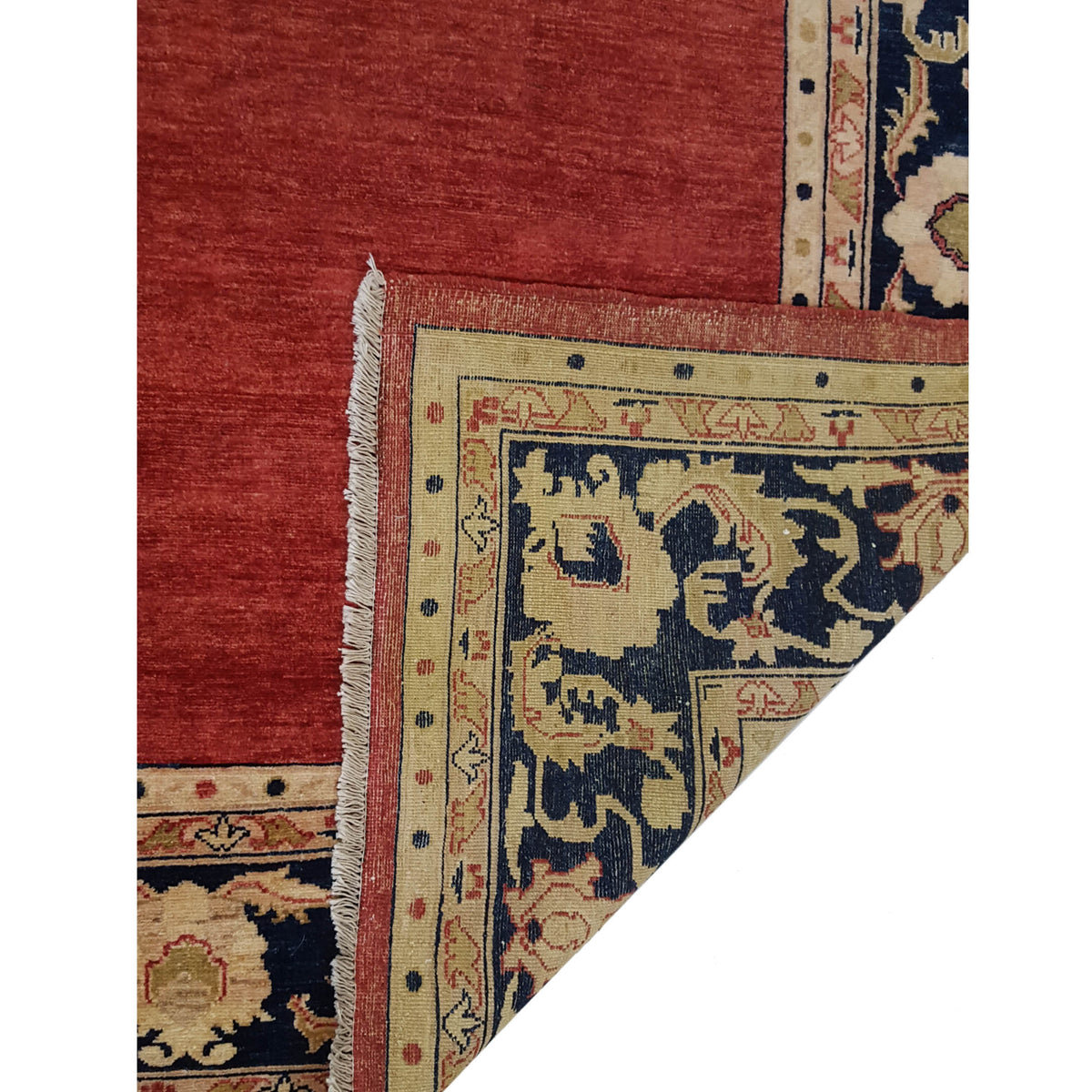 Pacific Ziegler 26694 Red Navy Transitional Hand Knotted Rug