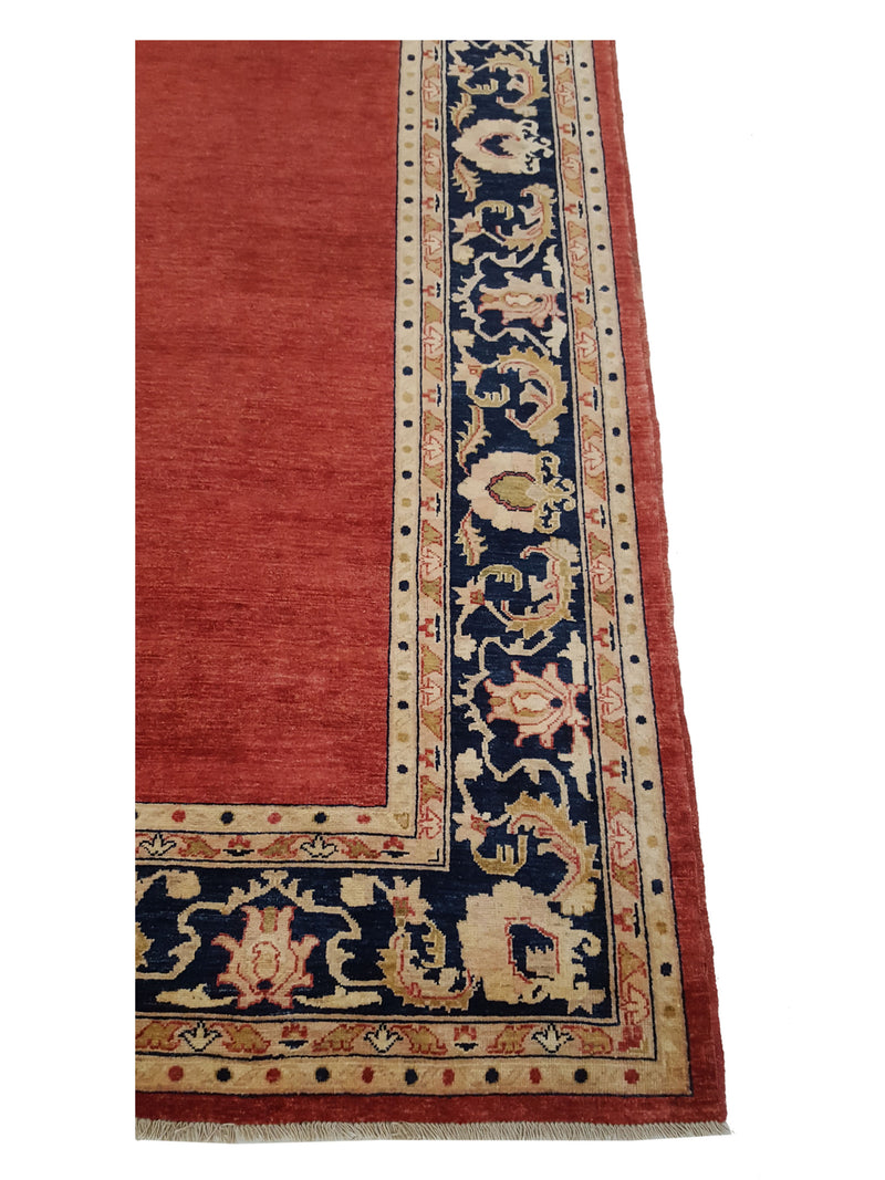 Pacific Ziegler 26694 Red Navy Transitional Hand Knotted Rug
