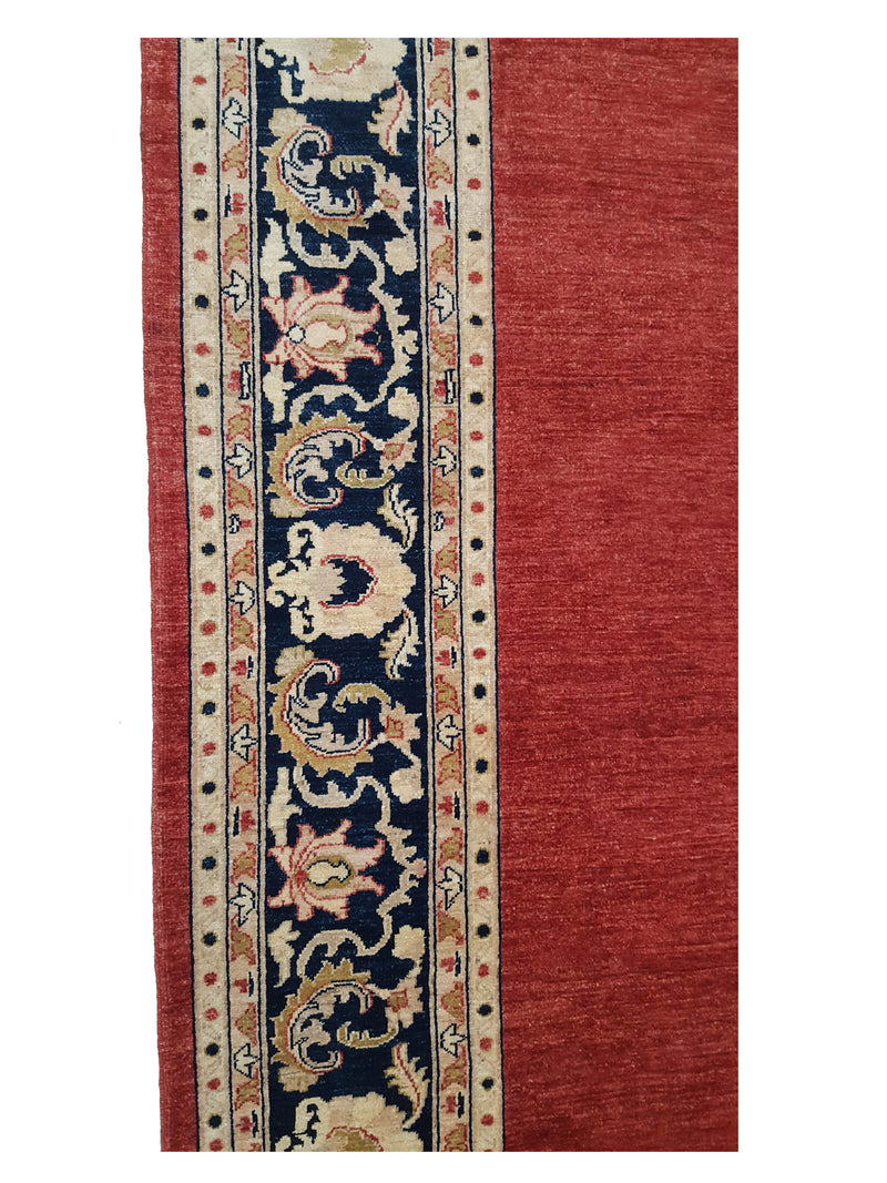 Pacific Ziegler 26694 Red Navy Transitional Hand Knotted Rug