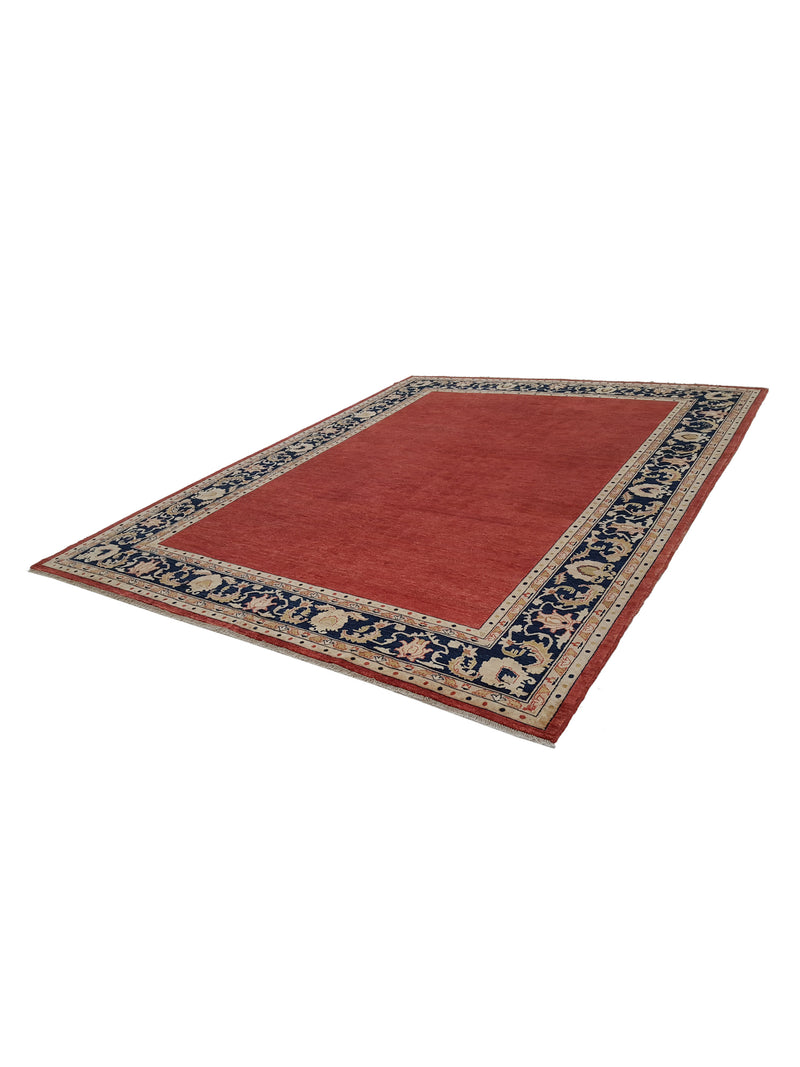 Pacific Ziegler 26694 Red Navy Transitional Hand Knotted Rug