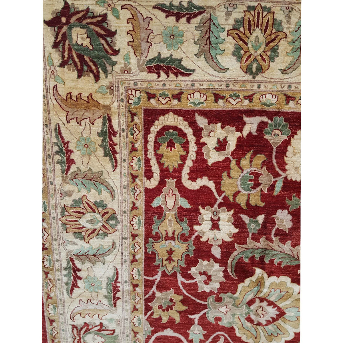 Pacific Ziegler 26704 Red Gold Transitional Hand Knotted Rug