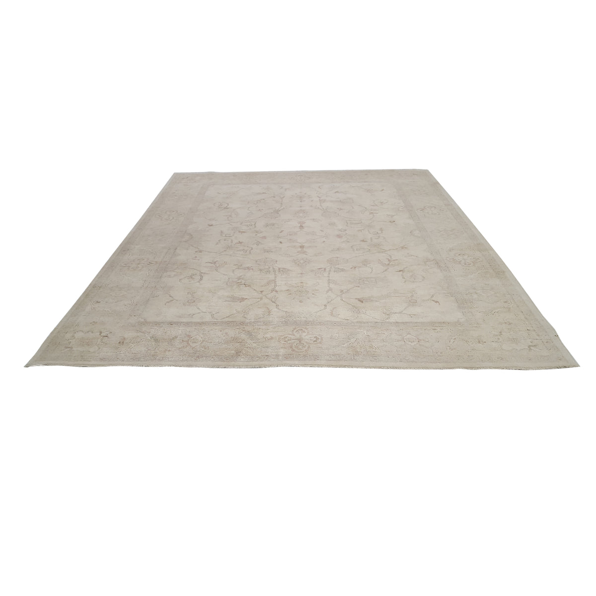 Pacific Ziegler 26729 Ivory Ivory Transitional Hand Knotted Rug