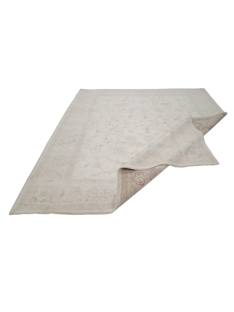 Pacific Ziegler 26729 Ivory Ivory Transitional Hand Knotted Rug