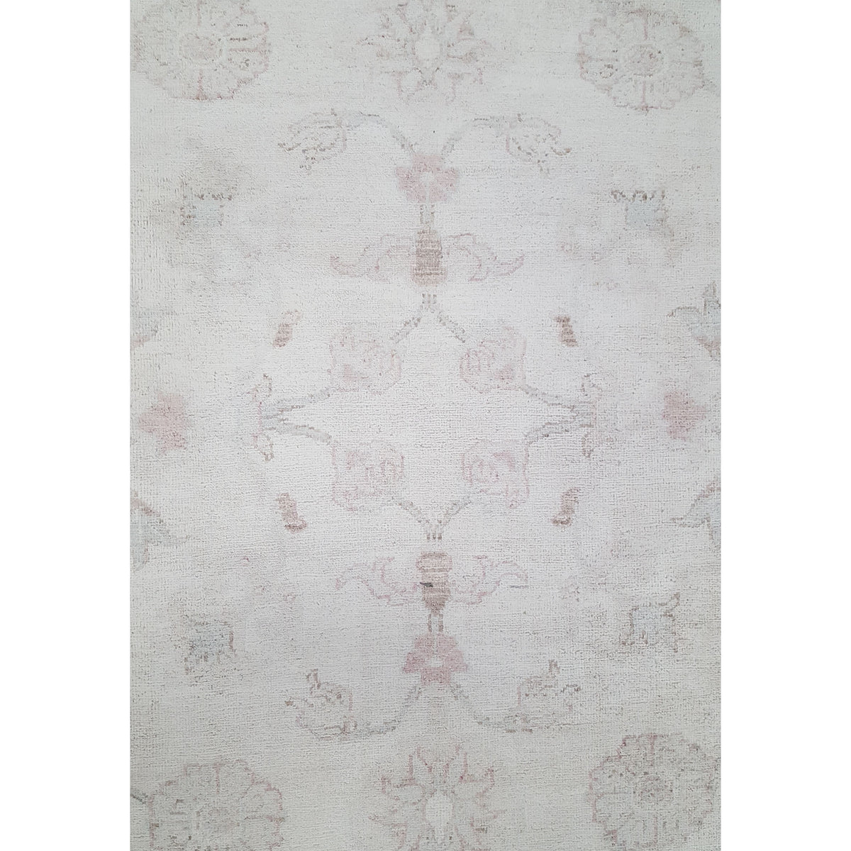 Pacific Ziegler 26729 Ivory Ivory Transitional Hand Knotted Rug