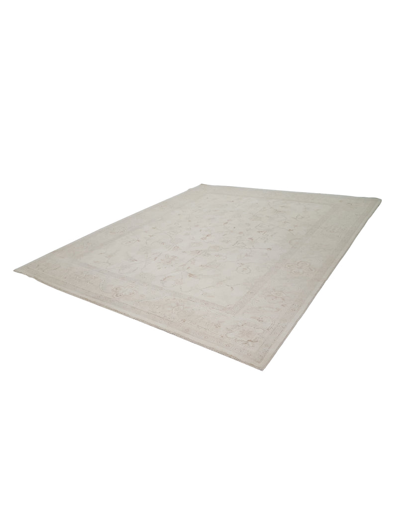Pacific Ziegler 26729 Ivory Ivory Transitional Hand Knotted Rug