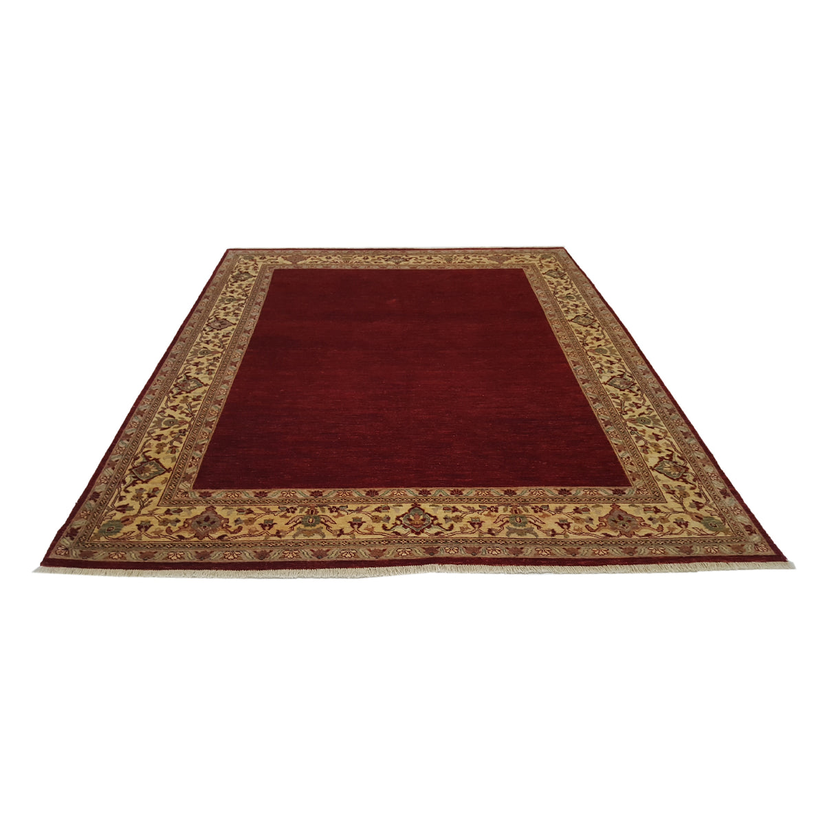 Pacific Ziegler 26737 Red Ivory Transitional Hand Knotted Rug