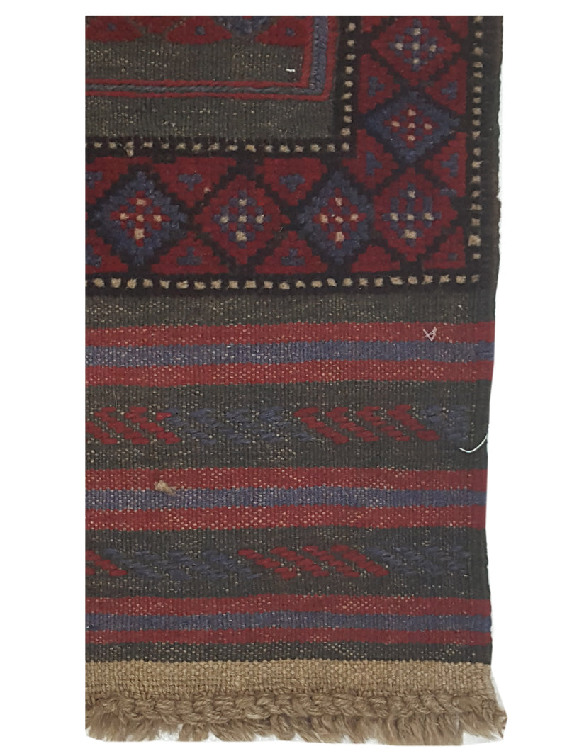 Pacific Balouchi 26808 Red Red Traditional Hand Knotted Rug