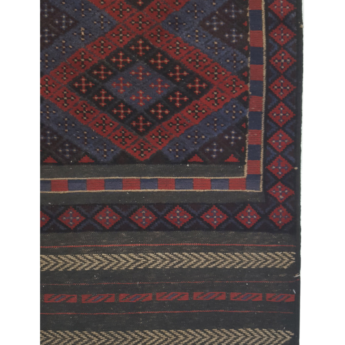 Pacific Balouchi 26819 Red Rust Traditional Hand Knotted Rug