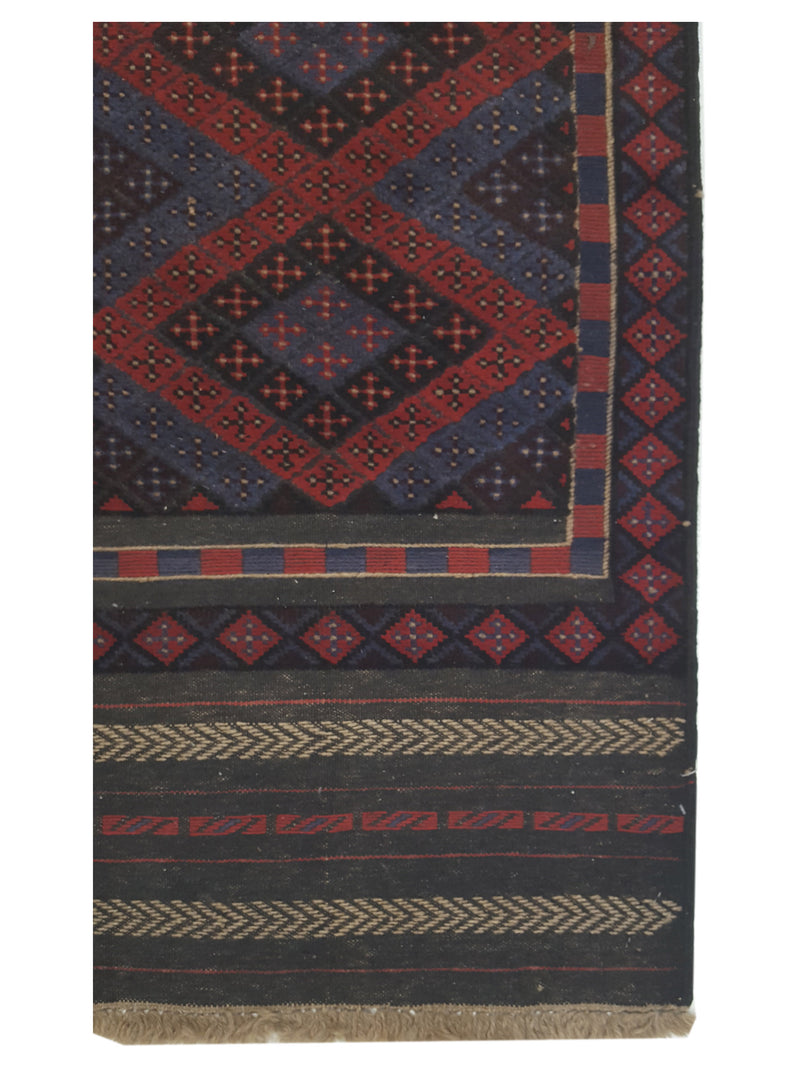 Pacific Balouchi 26819 Red Rust Traditional Hand Knotted Rug