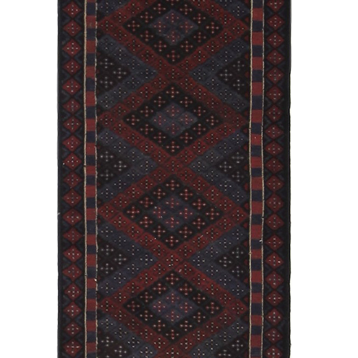 Pacific Balouchi 26819 Red Rust Traditional Hand Knotted Rug