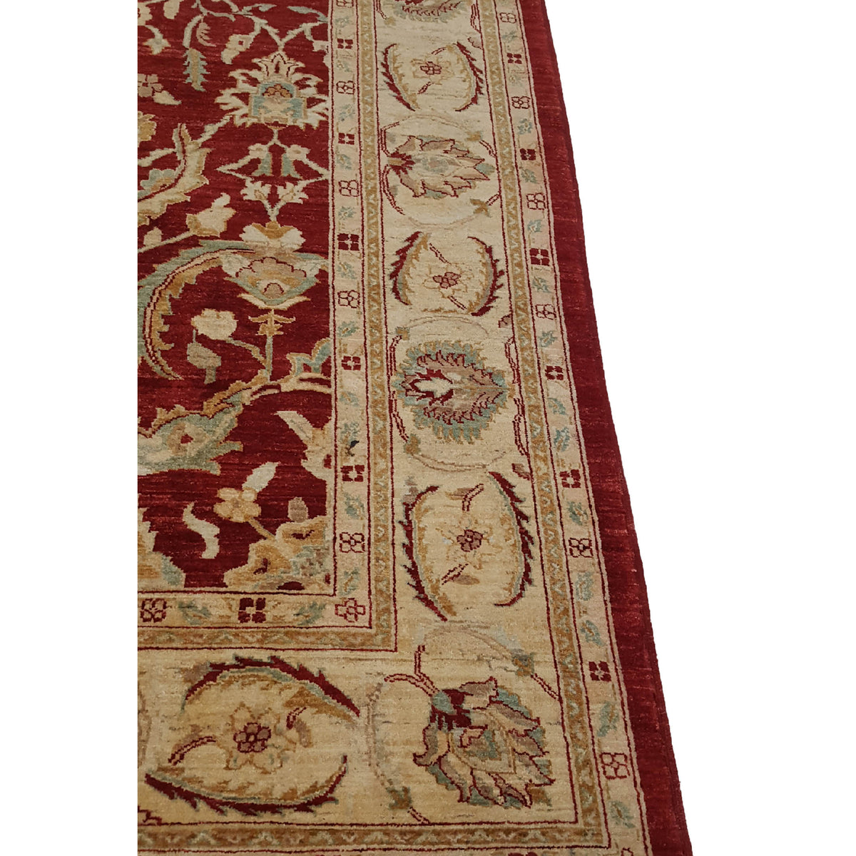 Pacific Ziegler 26838 Red Gold Transitional Hand Knotted Rug