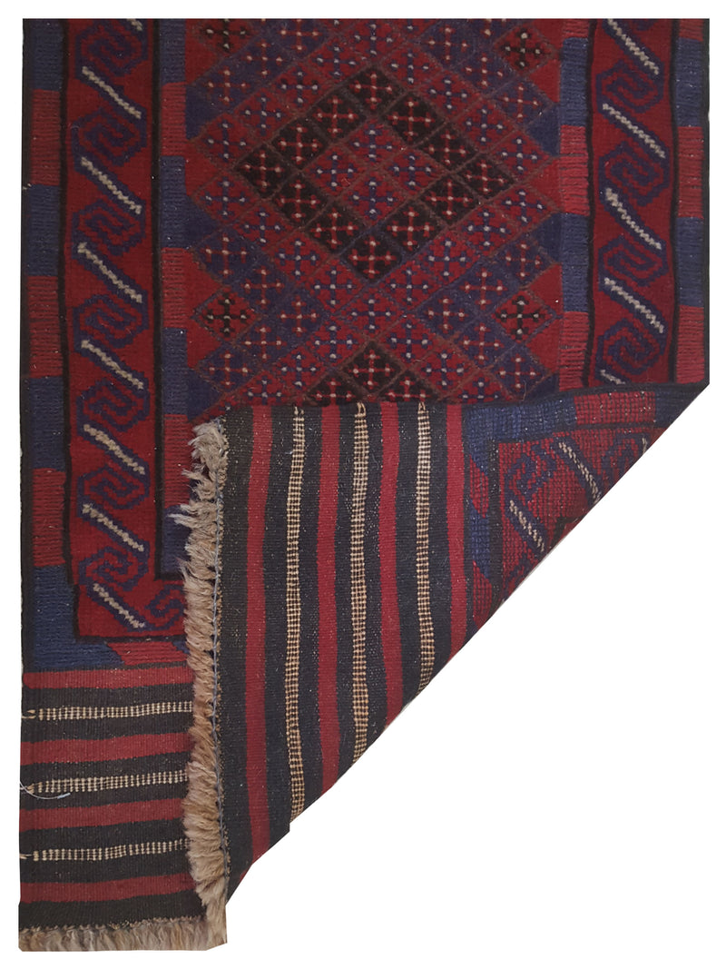 Pacific Balouchi 26868 Red Red Traditional Hand Knotted Rug