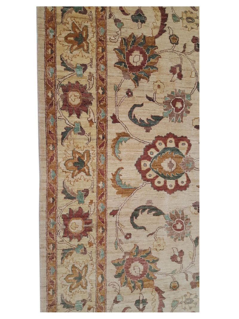 Pacific Ziegler 26926 Ivory Gold Transitional Hand Knotted Rug