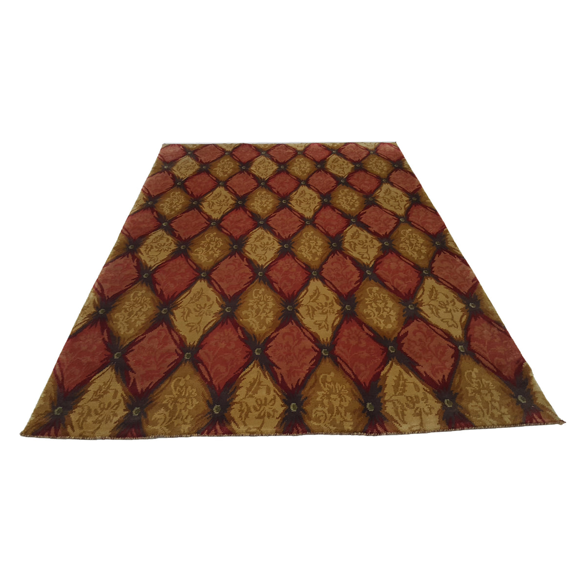 Pacific Gouri Ganga 27107 Multi Gold Modern Hand Knotted Rug