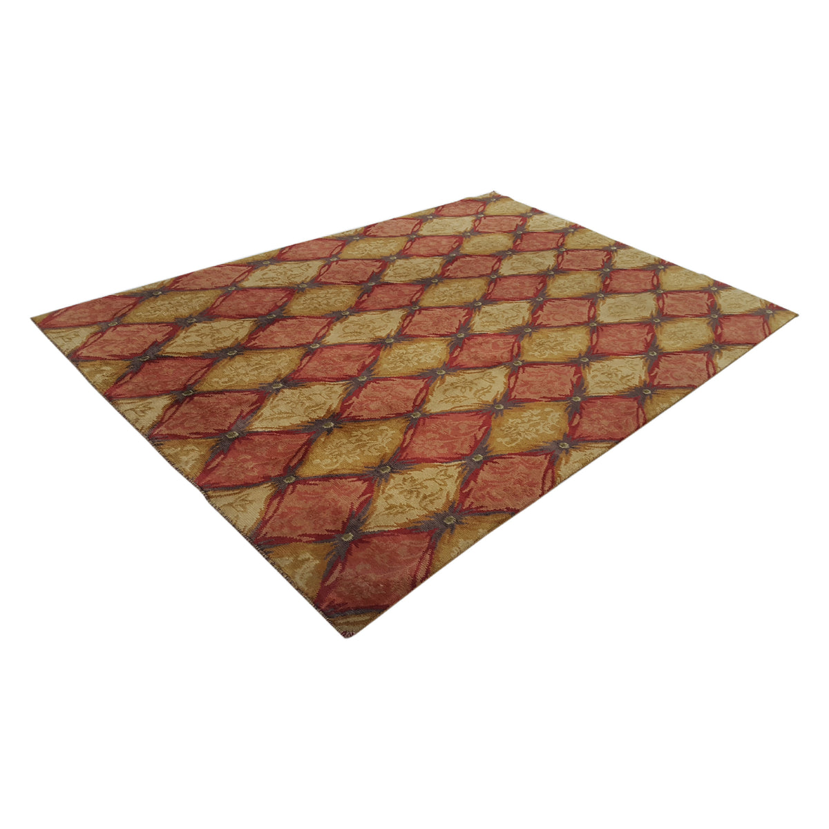 Pacific Gouri Ganga 27107 Multi Gold Modern Hand Knotted Rug
