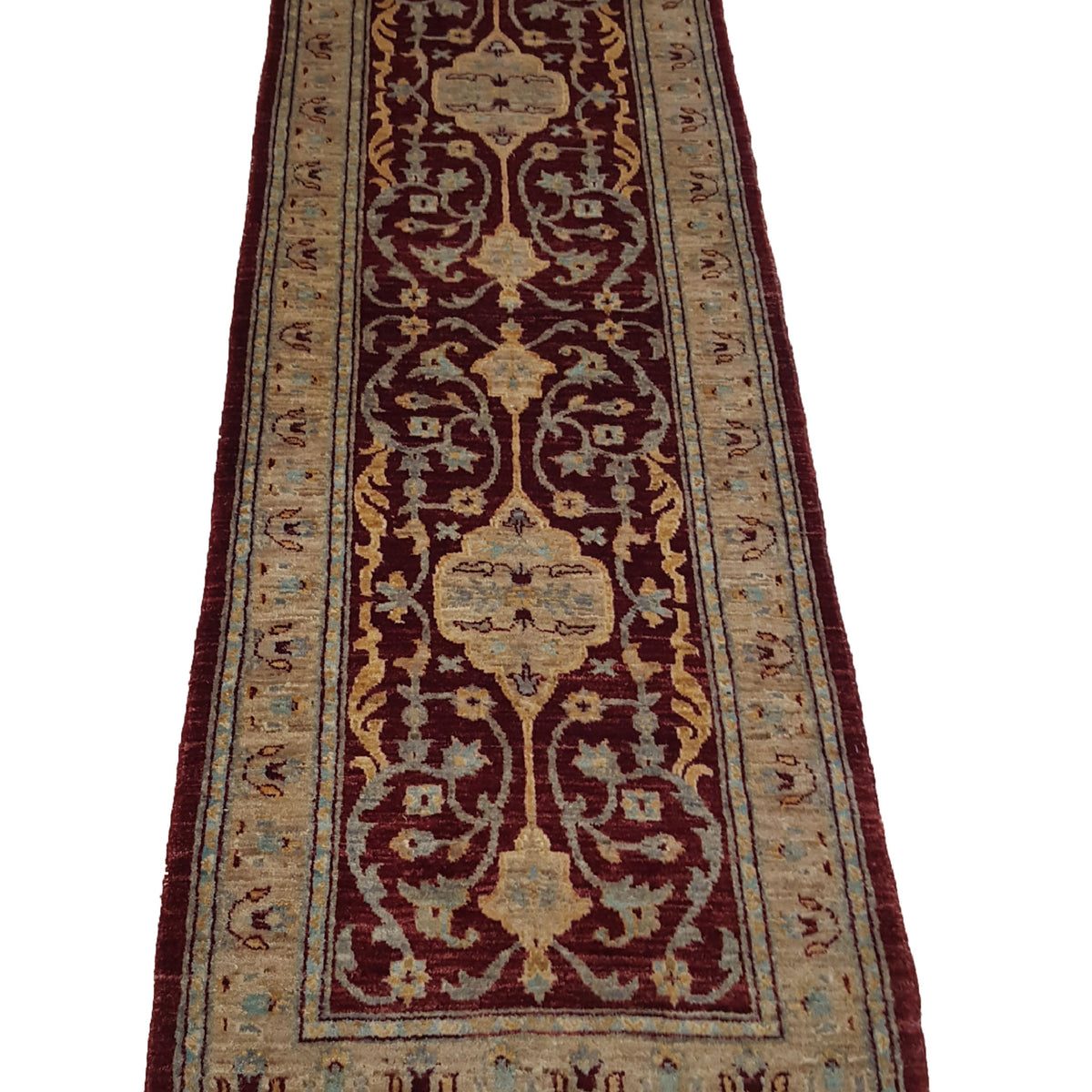 Pacific Ziegler 27550 Red Gold Transitional Hand Knotted Rug