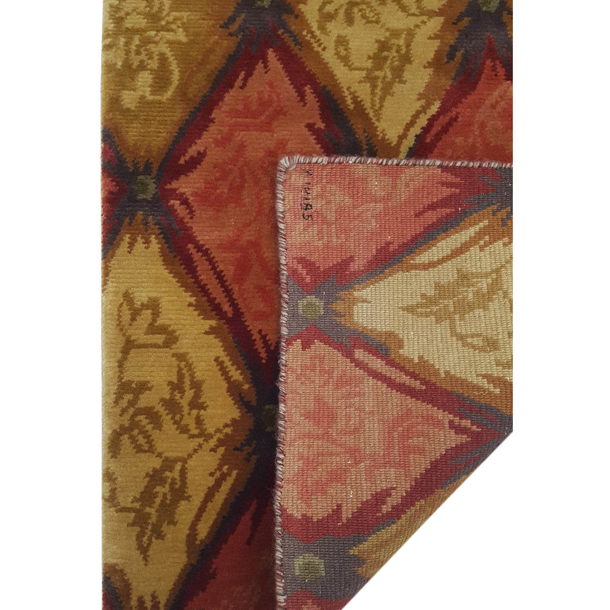 Pacific Gouri Ganga 27648 Gold Brown Modern Hand Knotted Rug