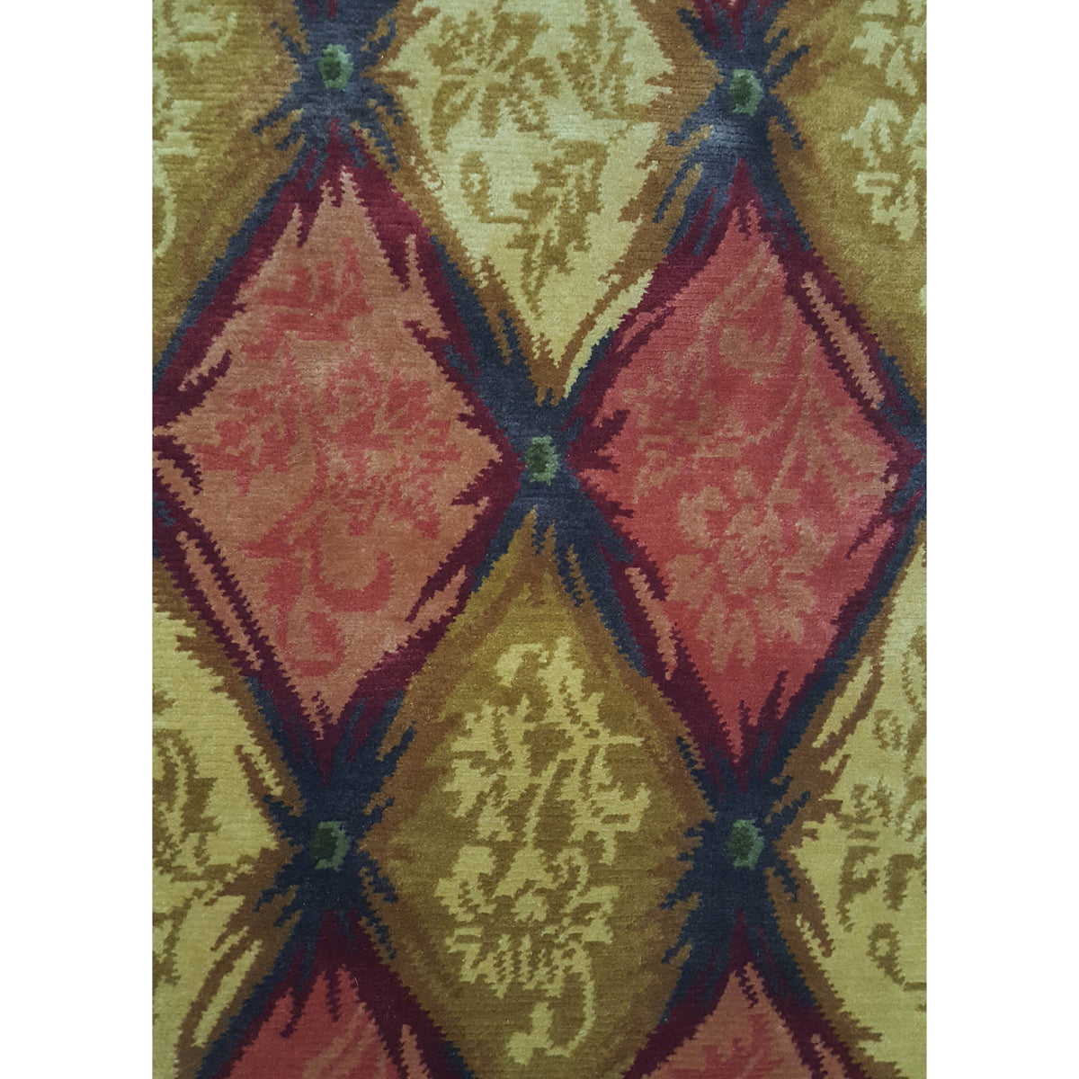 Pacific Gouri Ganga 27648 Gold Brown Modern Hand Knotted Rug