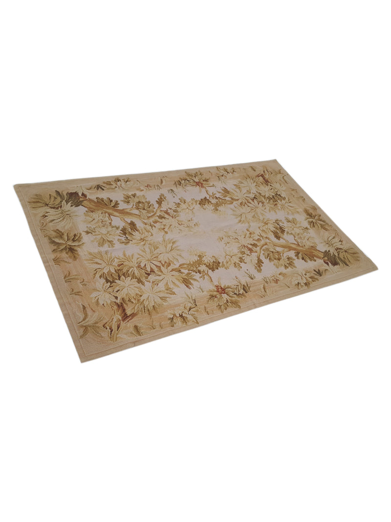 Pacific Needle Point 27760 Beige Beige Tapestry Needle Point Rug