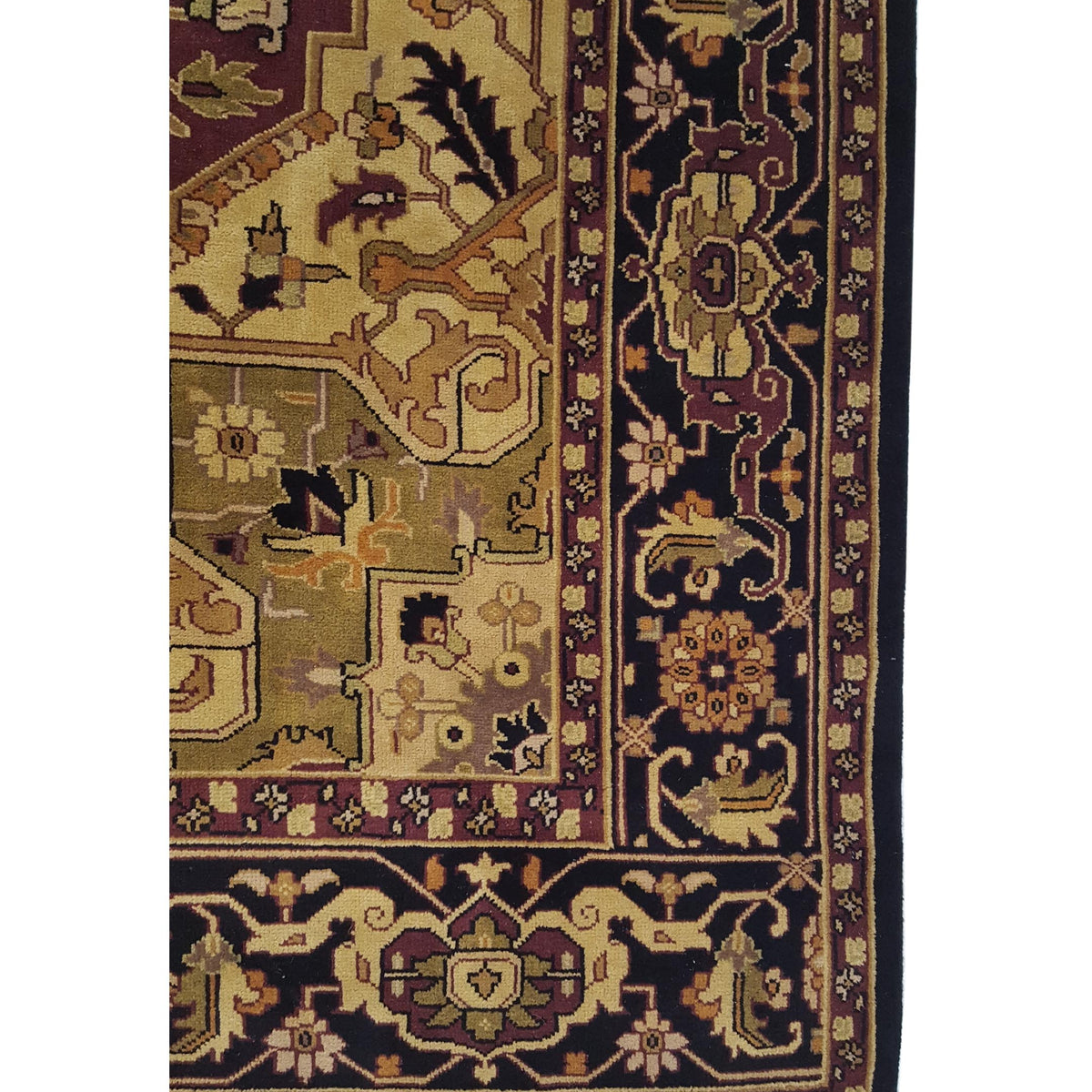 Pacific Tribal 28002 Rust Black Traditional Hand Knotted Rug