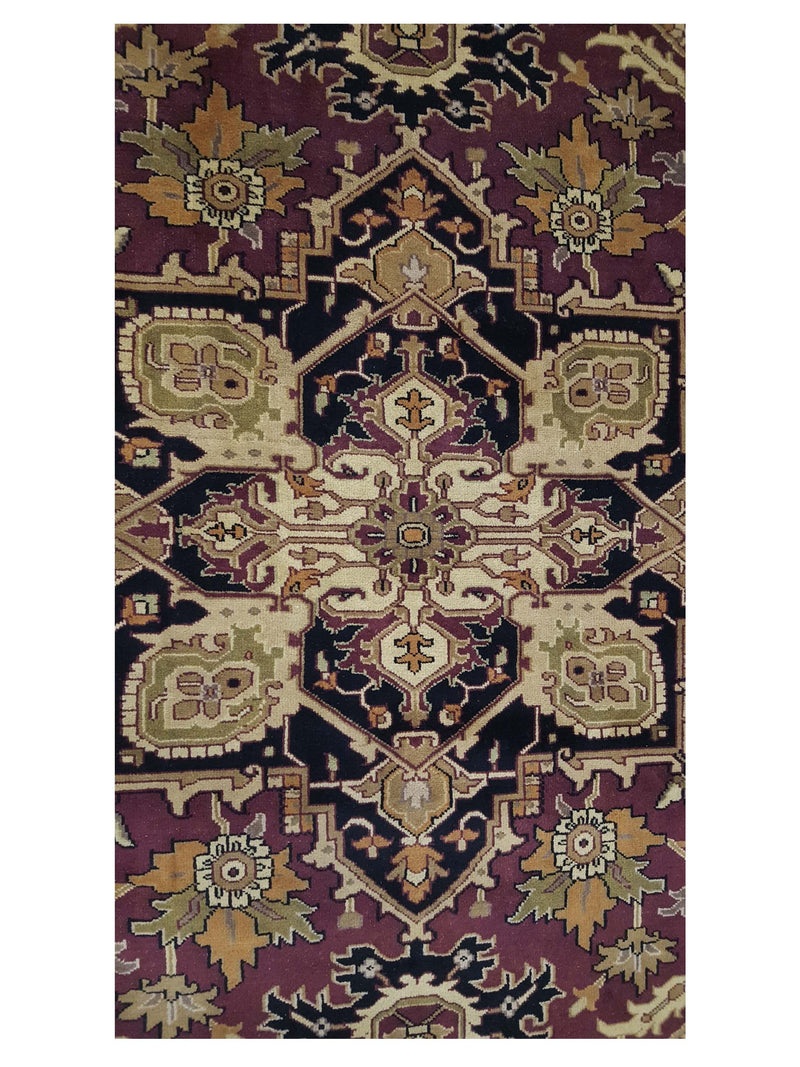 Pacific Tribal 28002 Rust Black Traditional Hand Knotted Rug