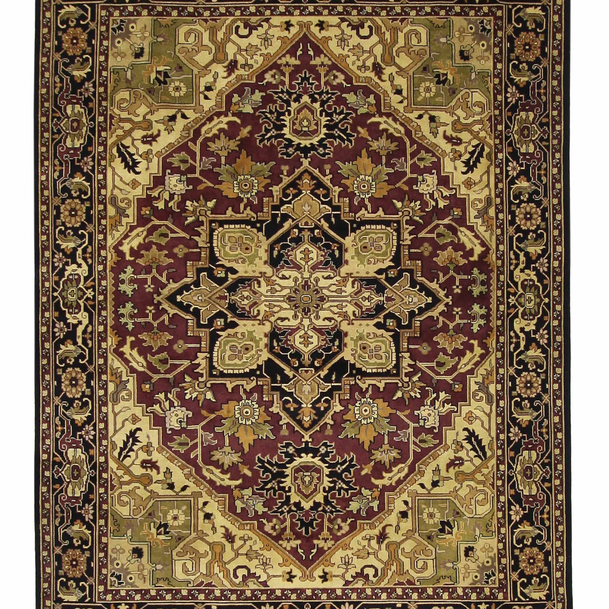 Pacific Tribal  Rust Black Traditional