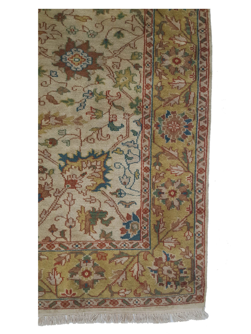 Pacific Tribal 28067 Beige Gold Traditional Hand Knotted Rug