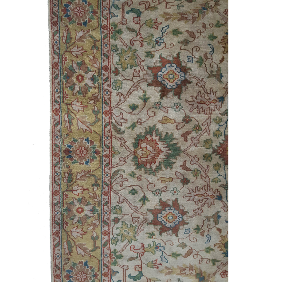 Pacific Tribal 28067 Beige Gold Traditional Hand Knotted Rug