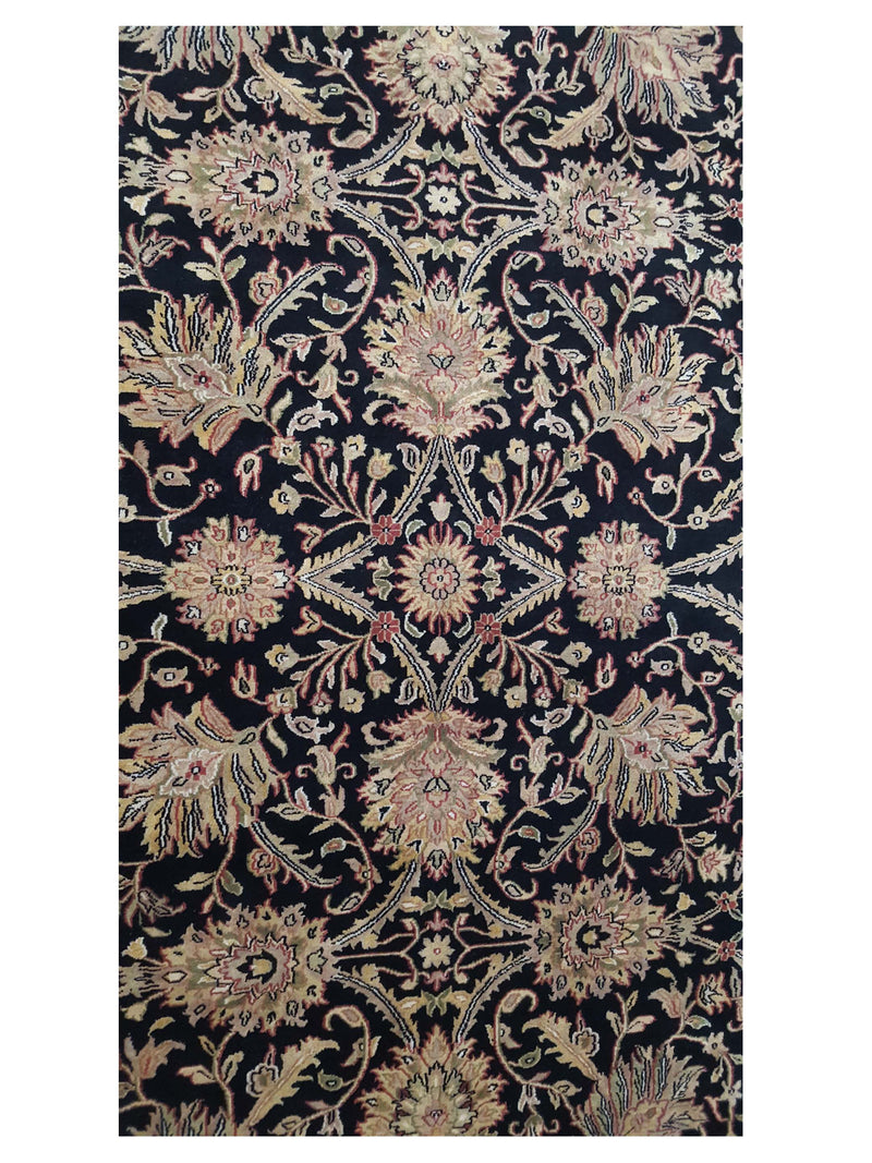 Pacific Serene 28490 Black Gold Traditional Hand Knotted Rug