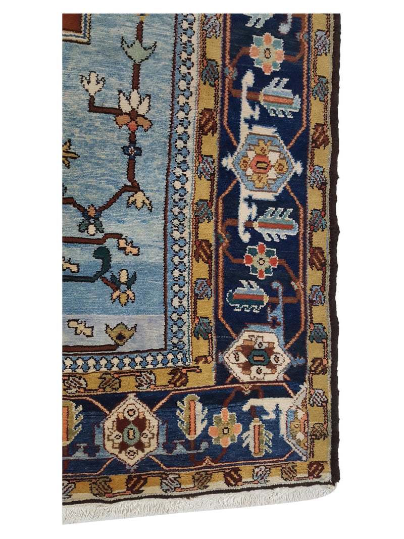 Pacific Serapi 28786 Navy Gold Traditional Hand Knotted Rug