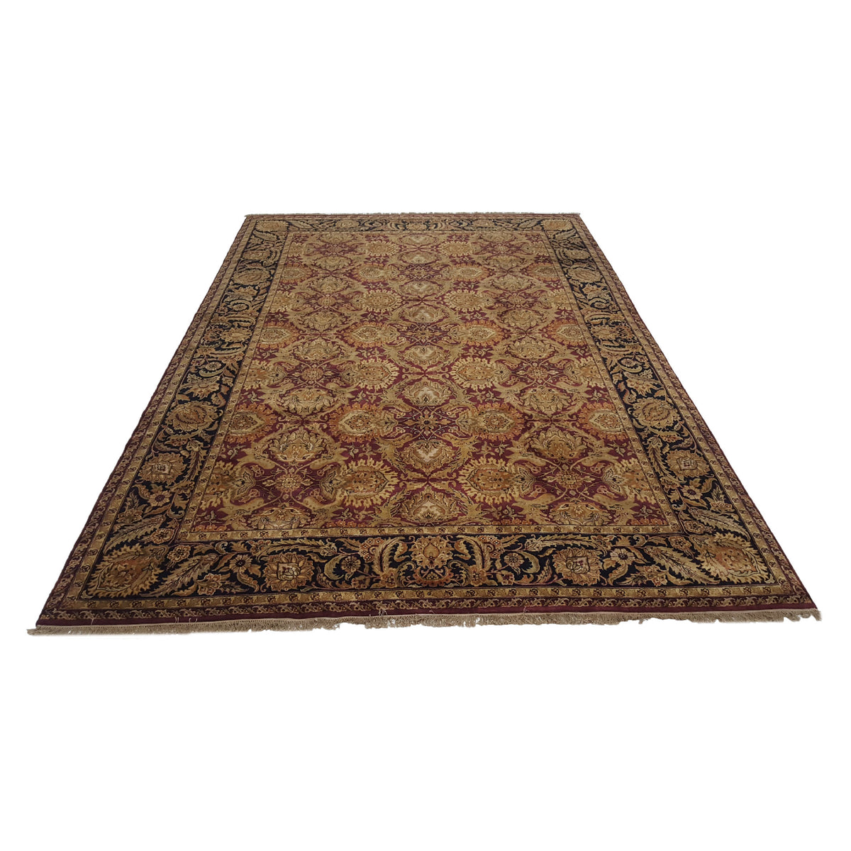 Pacific Royal 28793 Red Gold Traditional Hand Knotted Rug