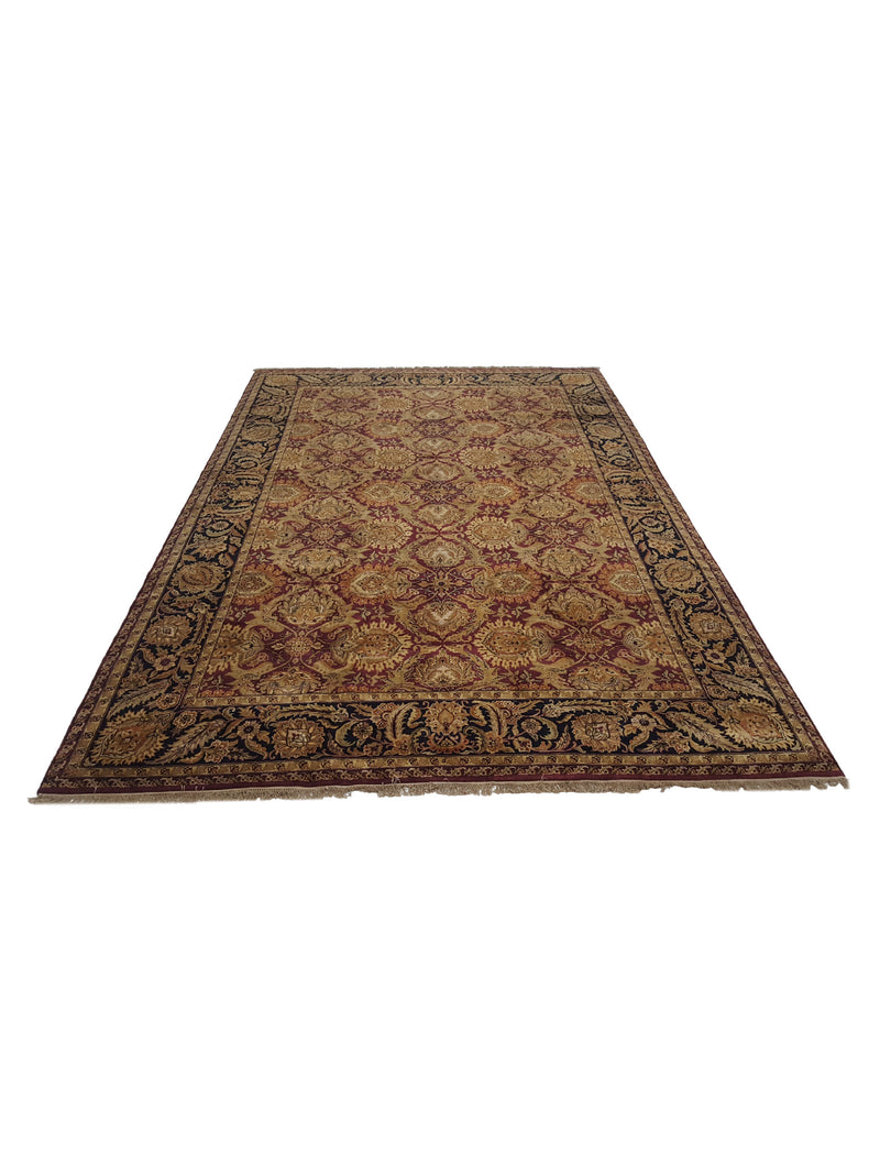 Pacific Royal 28793 Red Gold Traditional Hand Knotted Rug