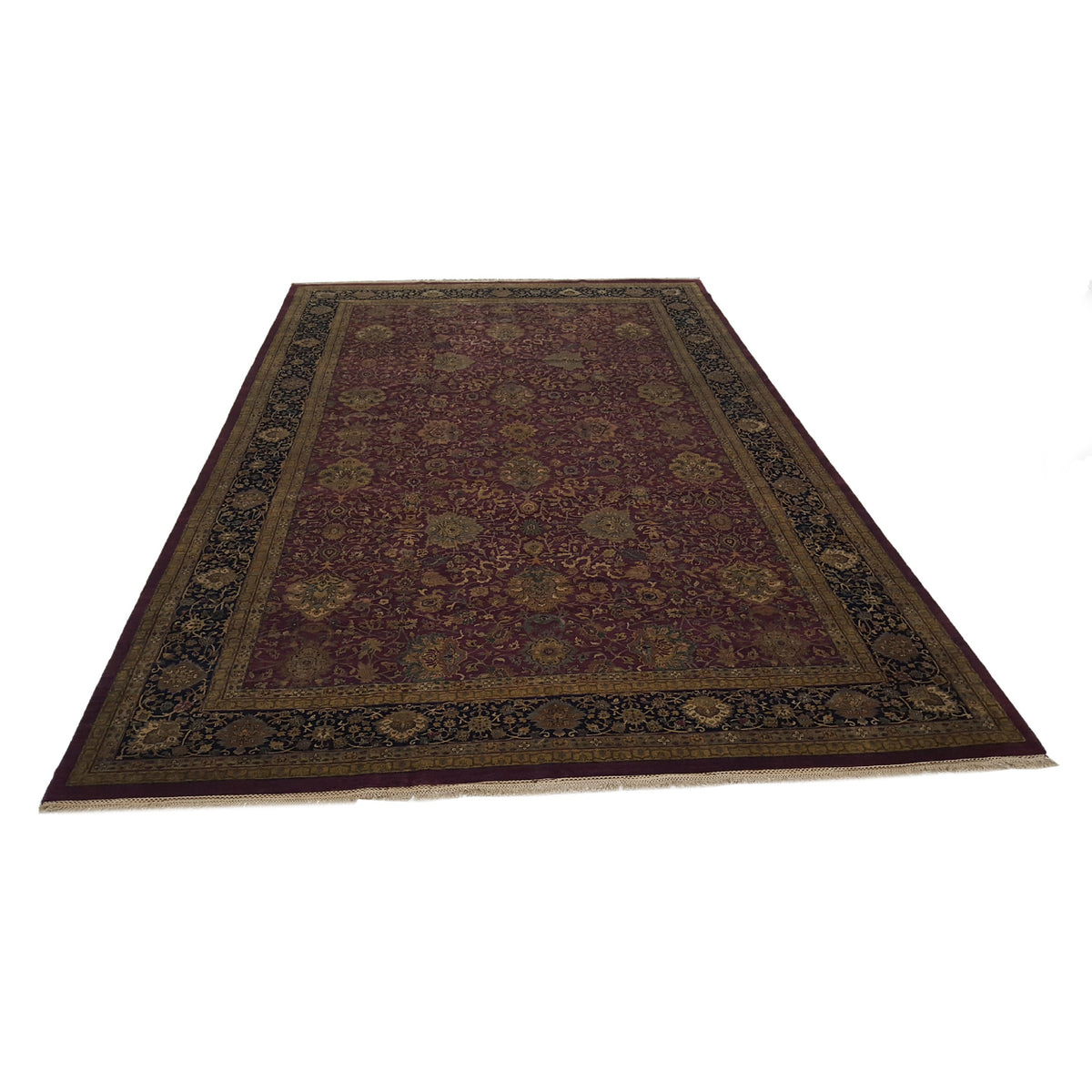 Pacific Jaipur 28849 Red Gold Traditional Hand Knotted Rug
