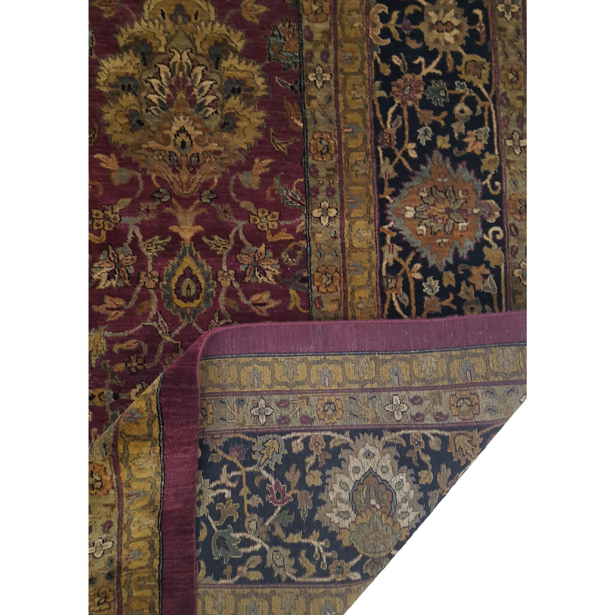 Pacific Jaipur 28849 Red Gold Traditional Hand Knotted Rug