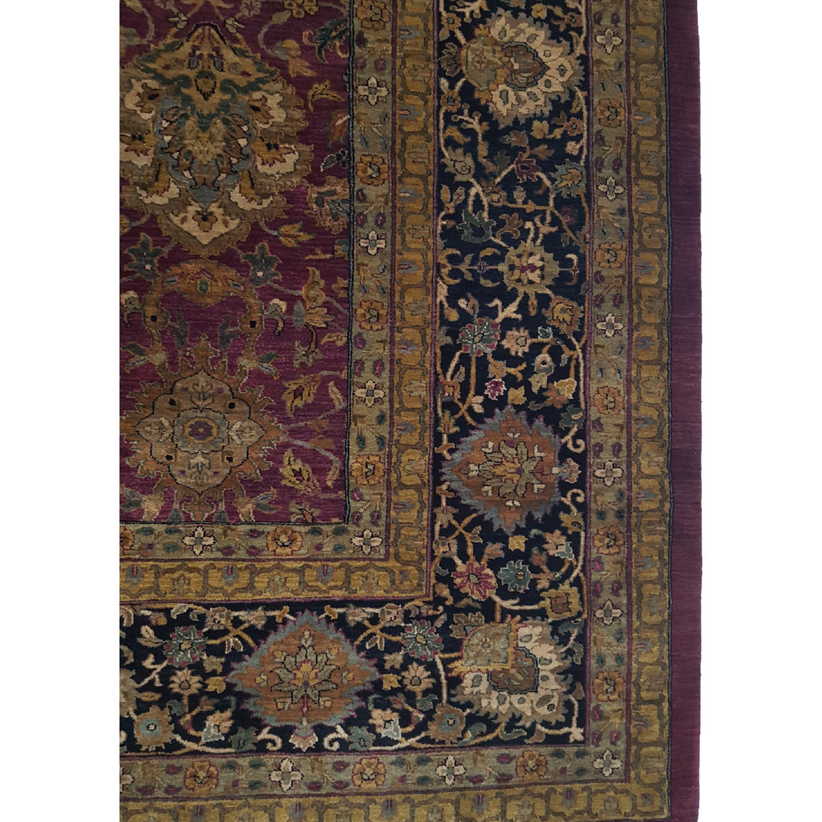 Pacific Jaipur 28849 Red Gold Traditional Hand Knotted Rug