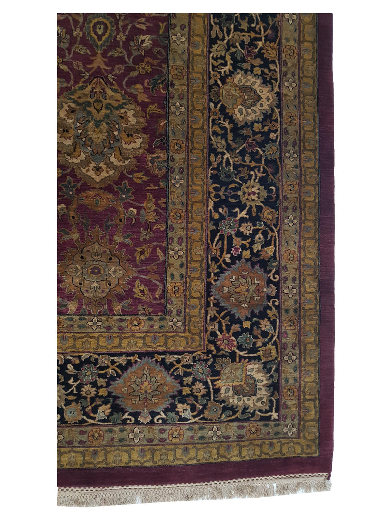 Pacific Jaipur 28849 Red Gold Traditional Hand Knotted Rug