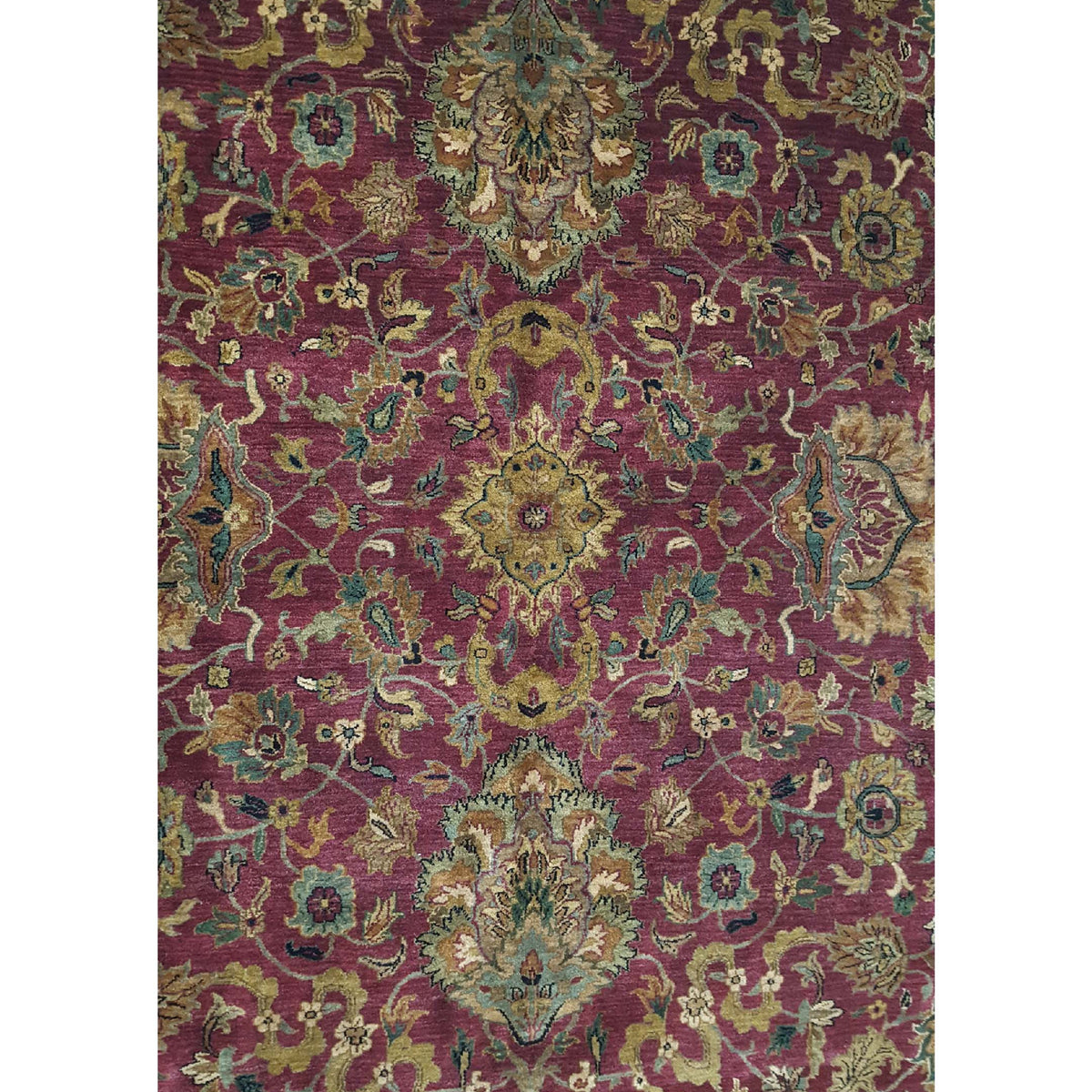 Pacific Jaipur 28849 Red Gold Traditional Hand Knotted Rug