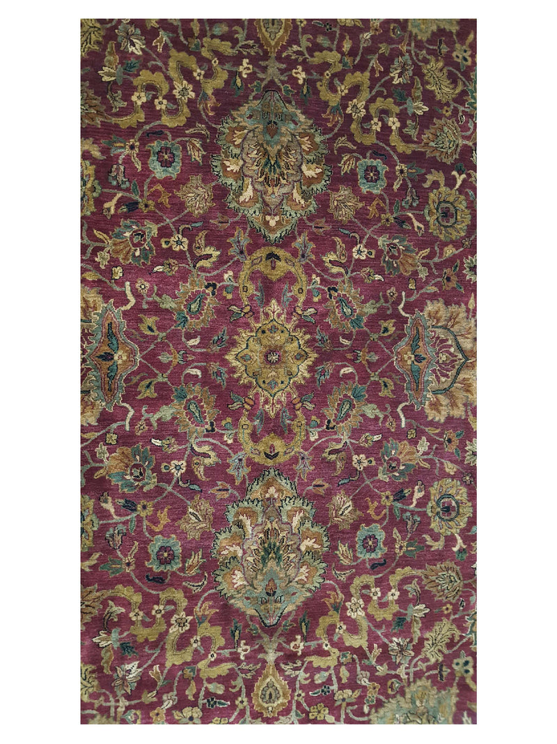 Pacific Jaipur 28849 Red Gold Traditional Hand Knotted Rug