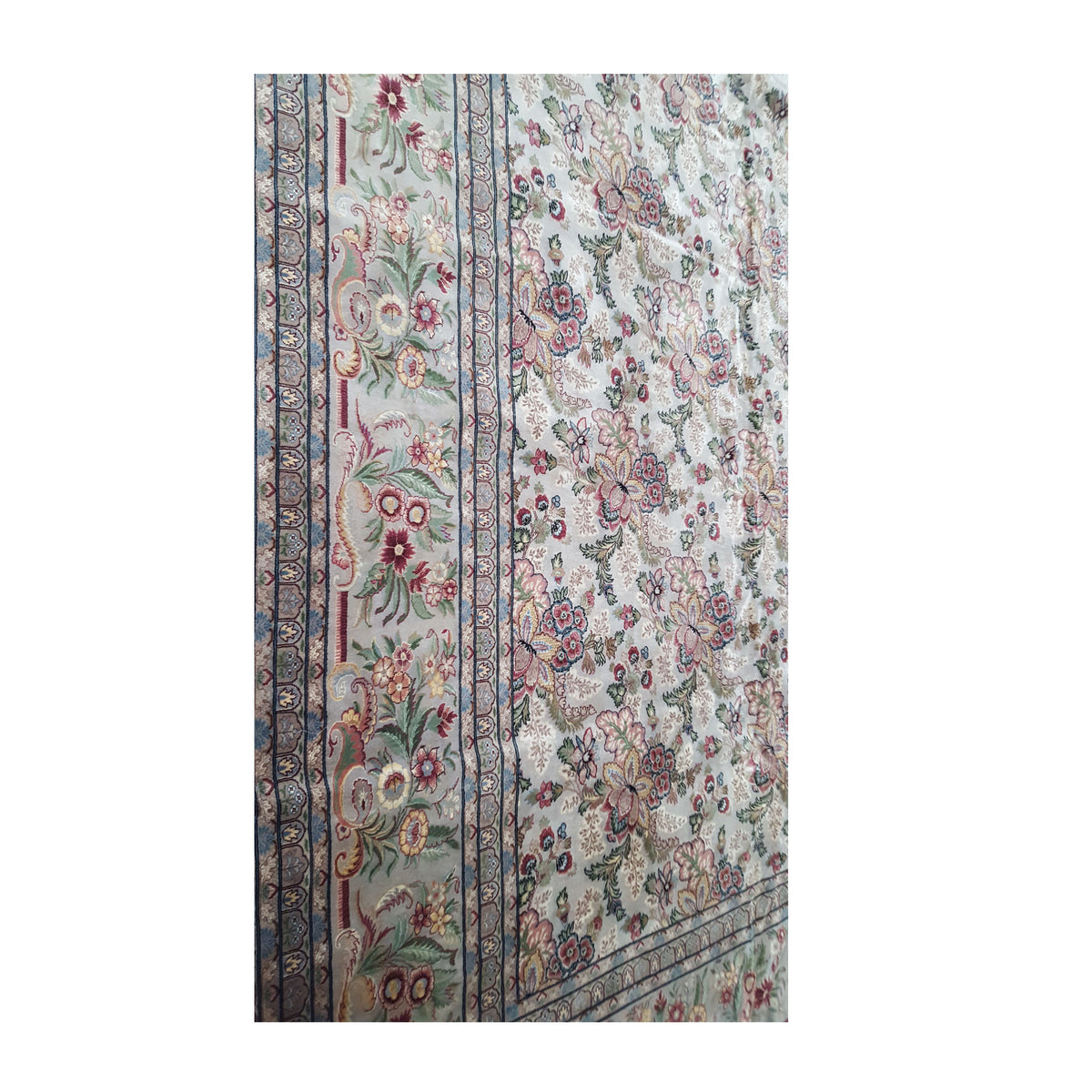 Pacific Classic 28855 Ivory Lt.Green Traditional Hand Knotted Rug