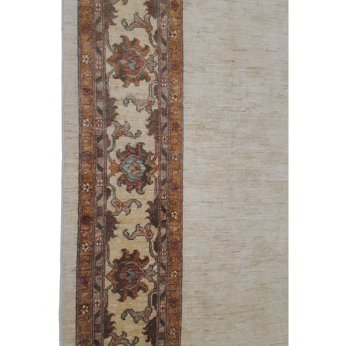 Pacific Ziegler 28887 Ivory Ivory Transitional Hand Knotted Rug