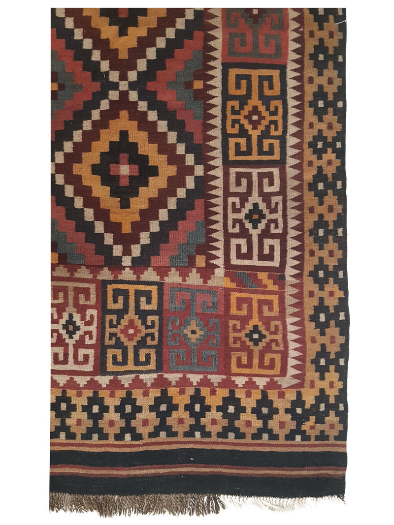 Pacific Afghan Kilim 28962 Multi Multi Kilim Hand Knotted Rug