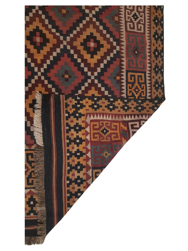 Pacific Afghan Kilim 28962 Multi Multi Kilim Hand Knotted Rug